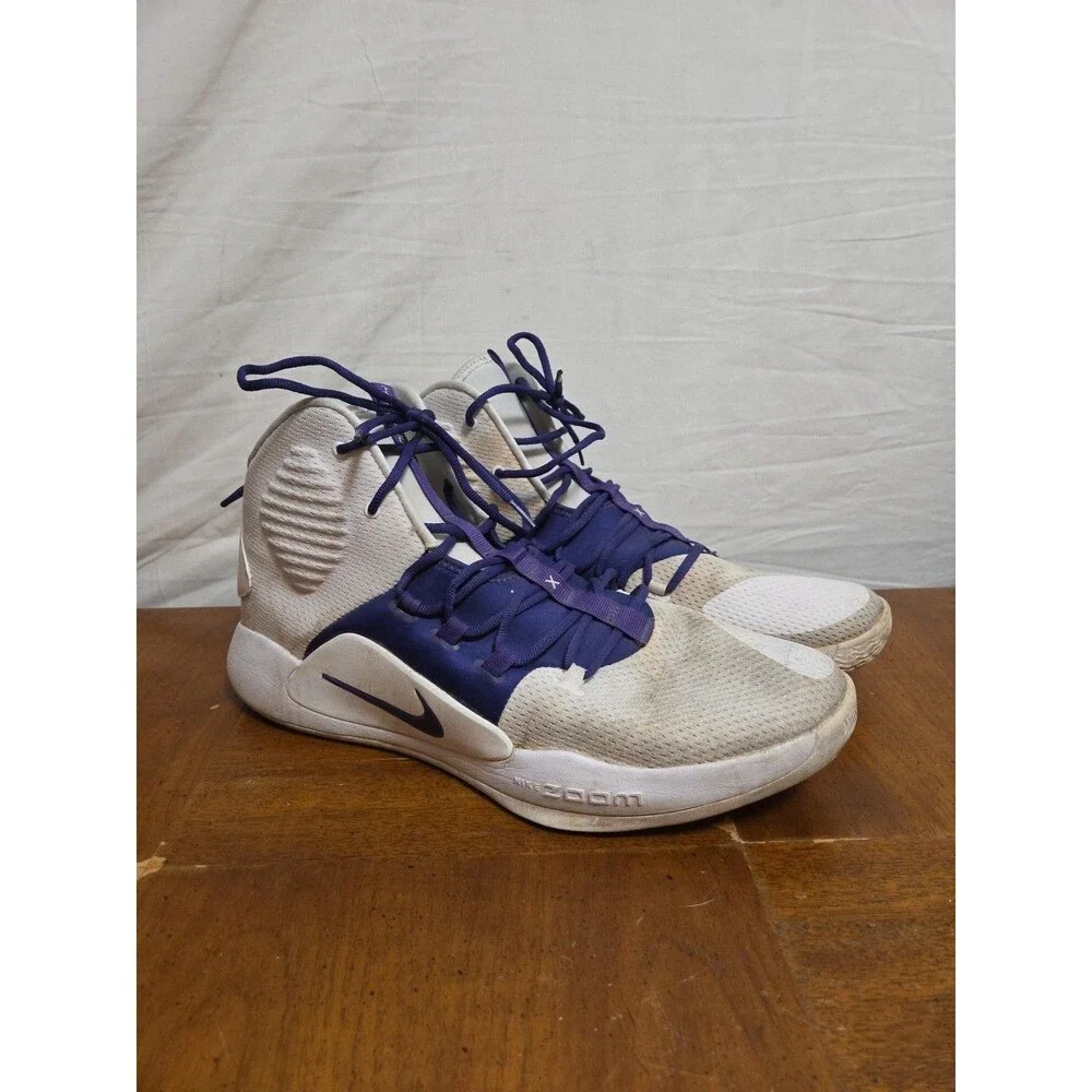 Nike Zoom Hyperdunk AT3866-111 Basketball Shoes Purple/White Men's Size 17